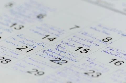 White calendar Photos