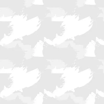 White Camouflage Abstract Seamless Pattern Background Stock Illustration