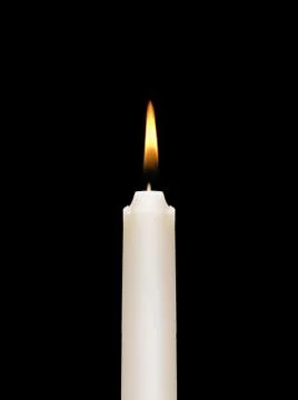 White candle Stock Photos