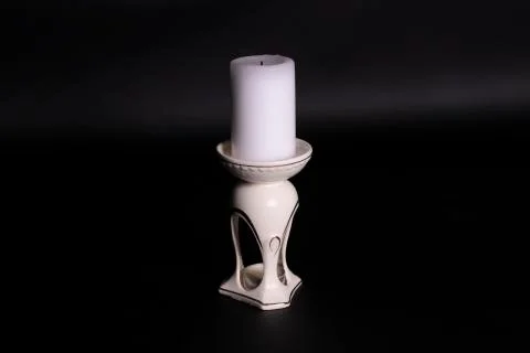 White candle 写真素材