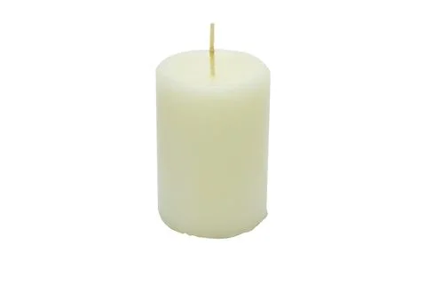 White candle. Stock-Fotos