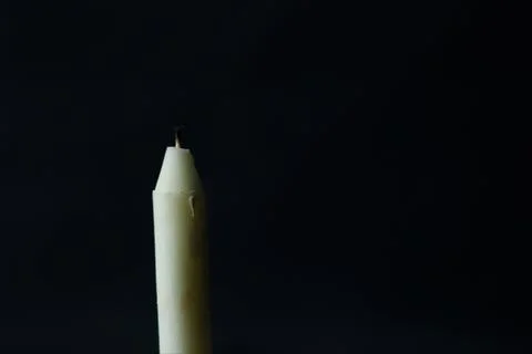 White candle Stock Photos