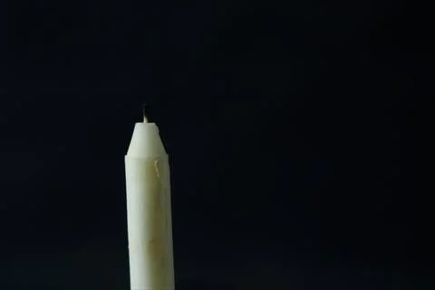 White candle Stock Photos