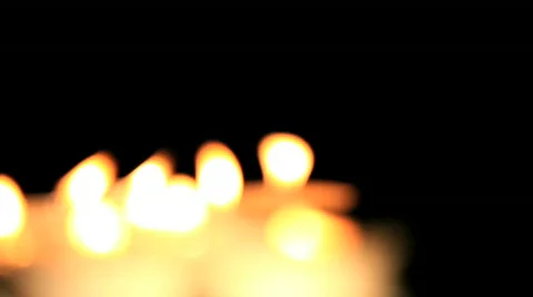White candles focused 스톡 동영상 767632