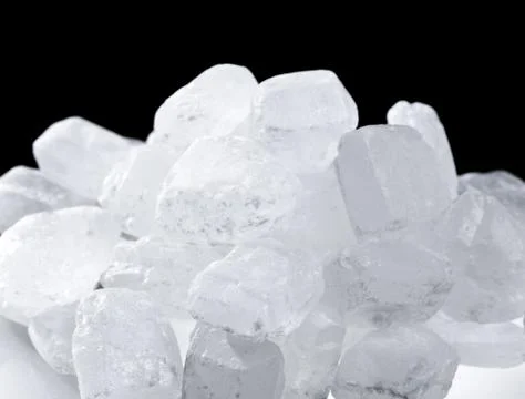 White candy sugar Stock Photos