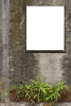 White canvas frames Stock Photos