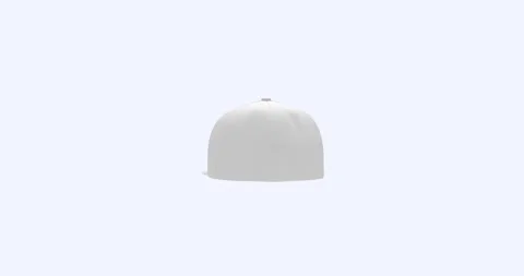 White cap 3d 360 video Stock Footage 294706655