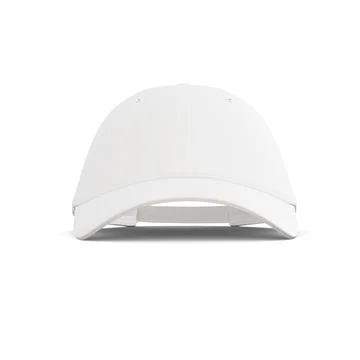 A white cap image isolated on a blank background Stock Illustration