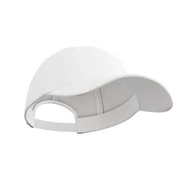 A white cap image isolated on a blank background Stock Illustration