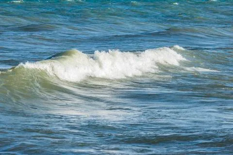 White cap waves Stock Photos