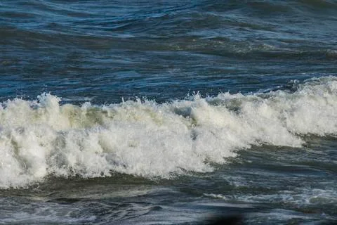 White cap waves Stock Photos