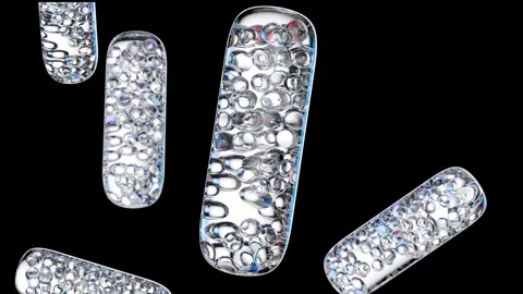 White capsule on abstract background, Pharmacy, pharmaceutical capsules Stock Footage 289543663