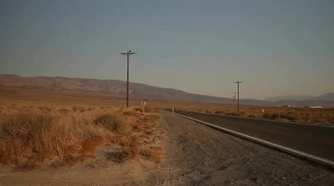 White Car Passing Video stock 11528073