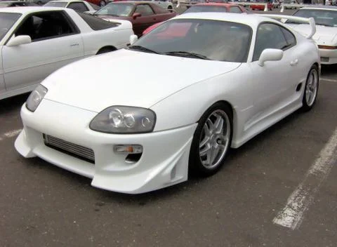 White Car Stock Photos