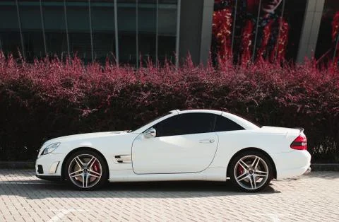 White Car Stock Photos