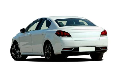 White car Foto stock