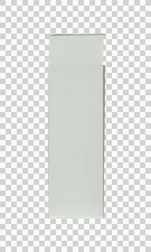 White cardboard box isolated from background Stock Illustration