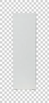 White cardboard box isolated from background Stock Illustration