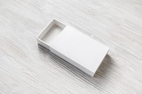 White cardboard box Stock Photos