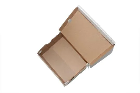 White cardboard box Stock-Fotos