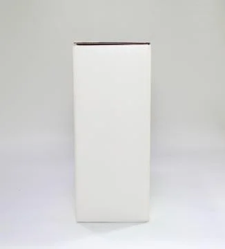 White cardboard Stockfoto's