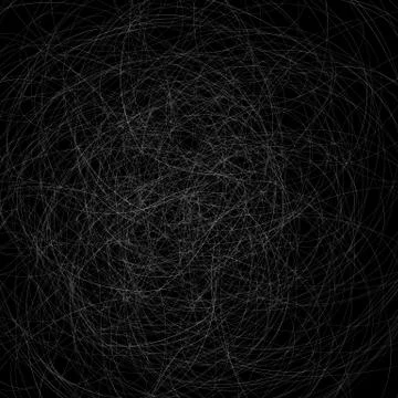 White Careless Sketch Stock Illustration