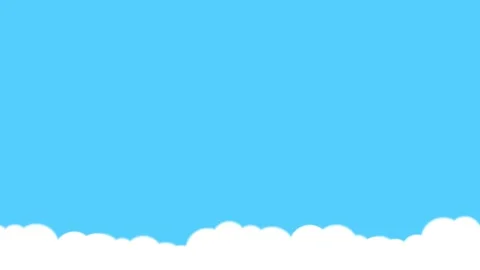 White Cartoon Clouds Stock-Footage 144682722