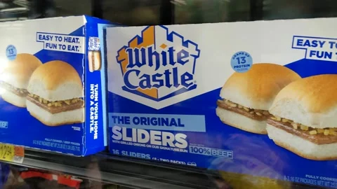 White Castle Original Sliders Stock Footage 185247664