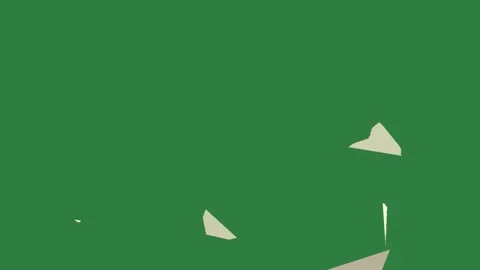 White cat on it and background many pieces of paper arrow man in suit is Vídeo Stock 337341511