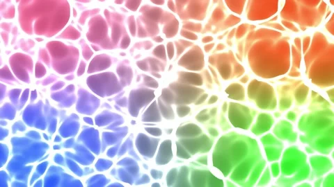 White caustic over vibrant gradient background Video stock 219111225