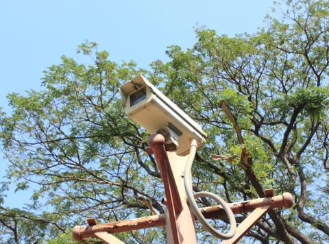 White cctv Stock Photos