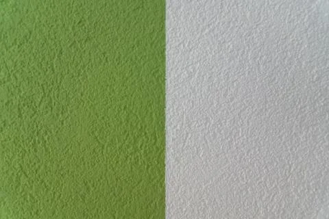 White cement background texture half green and white Foto stock