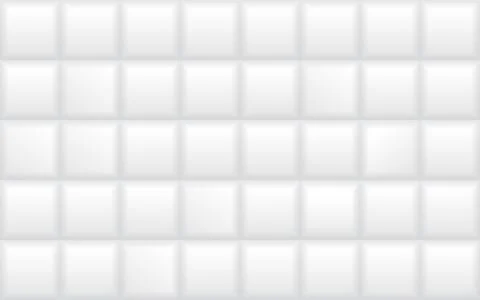 White ceramic bathroom tile. Seamless bath or kitchen wall texture Stock Illustration
