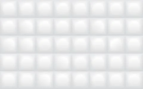 White ceramic bathroom tile. Seamless bath or kitchen wall texture Illustrazione stock