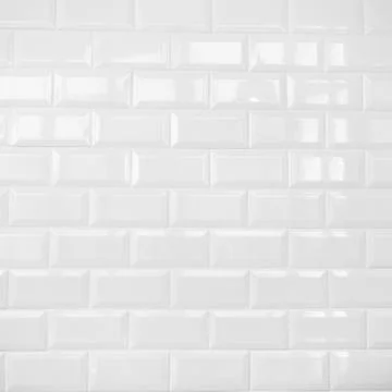 White ceramic brick tile wall,background Stock Photos