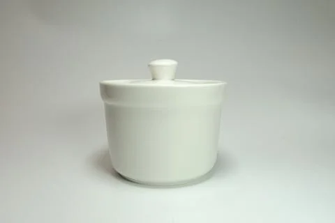 White ceramic cup Foto stock