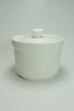 White ceramic cup Foto stock
