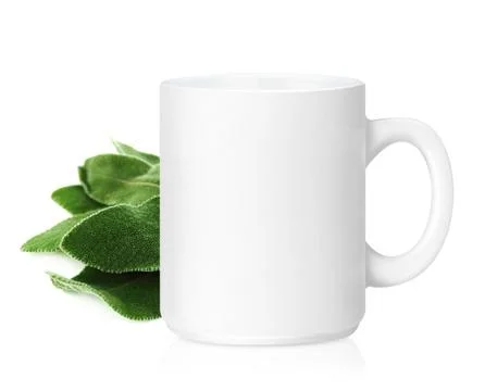 White ceramic mug Stock Photos
