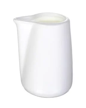 White ceramic saucier Stock Photos