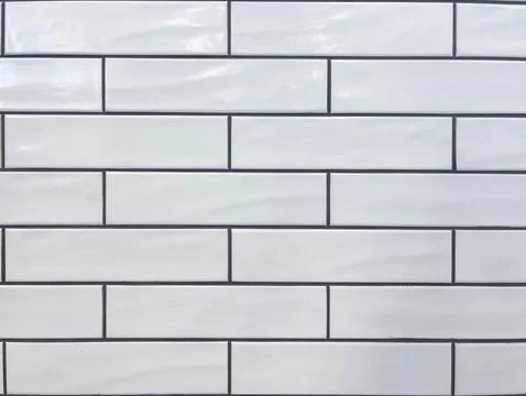 White ceramic wall tile texture Stock Photos