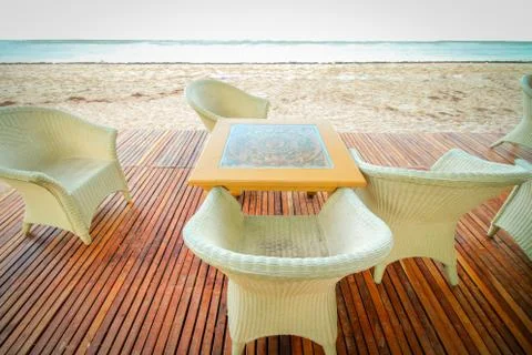 White chair Stock Photos