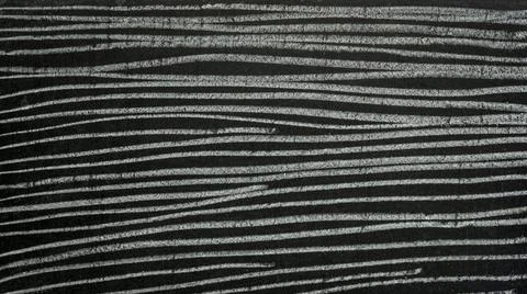 White chalk scribble on blackboard white chalk chaotic scribble abstract o... Stock Photos