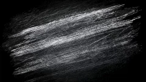 White chalk scribbles drifting diagonally across dark canvas seamless loop .. Video stock 339790723