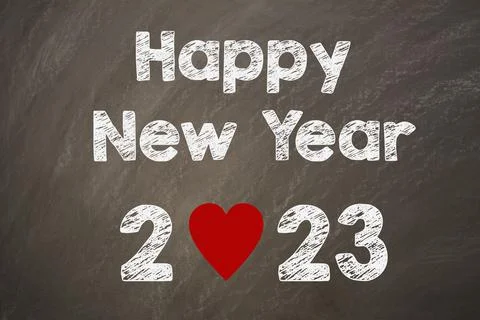 White chalk text on  blackboard Stock Photos