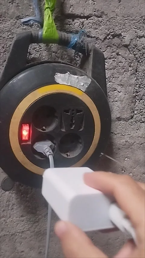 The white charger is very nice Stock Footage 291471379