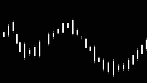 The white chart moves on a black background. Constant movement. Systematic resea Stock Footage 233028601