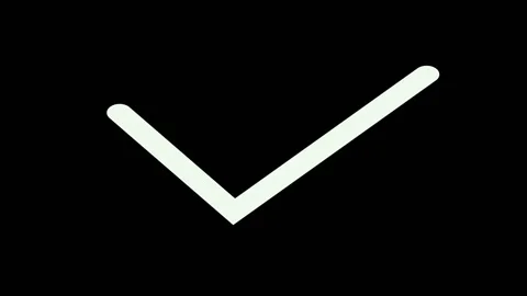 White check mark icon animations. white check mark, tick, yes, or OK symbol.. 스톡 동영상 337387886