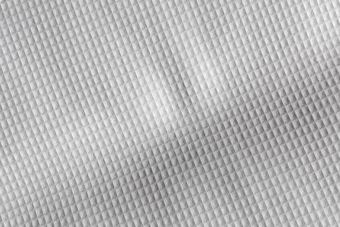 White checkered bedding texture pattern background Stock Photos