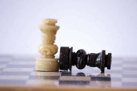 White checkmate Stock Photos