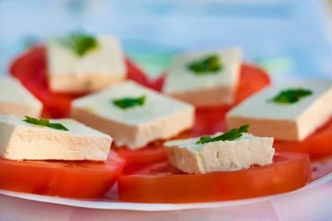 White cheese Stock Photos